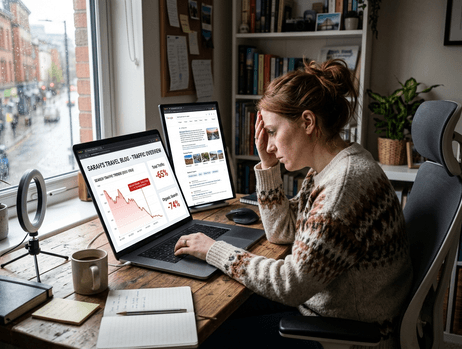 How AI Is Eating Blog Traffic from Search Results